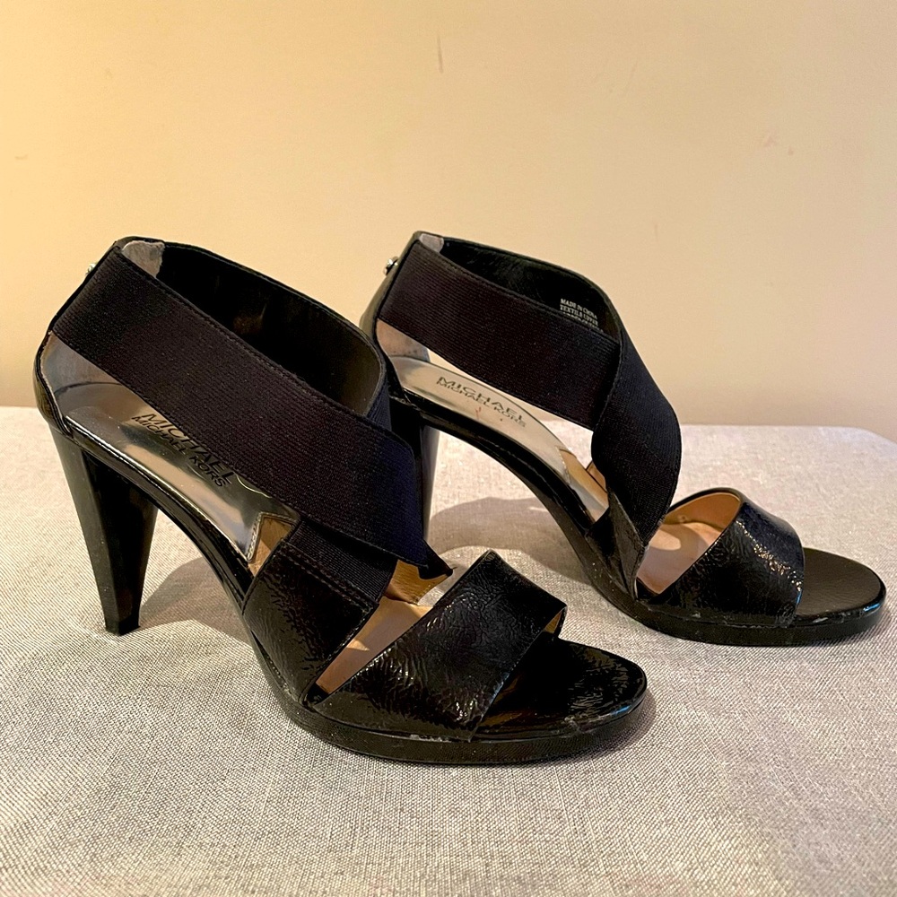Michael Kors Black Strappy Heels